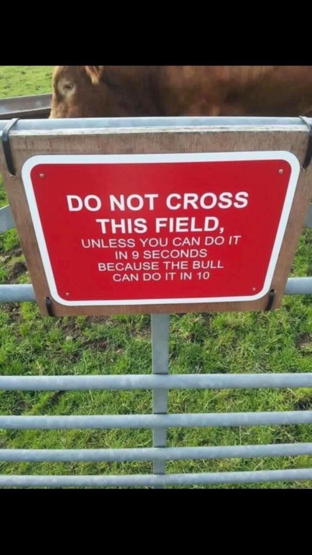 Do not cross