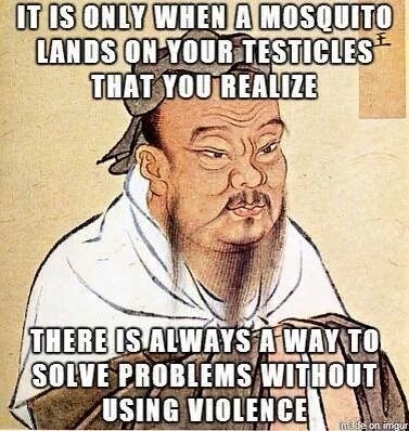Do not use violence