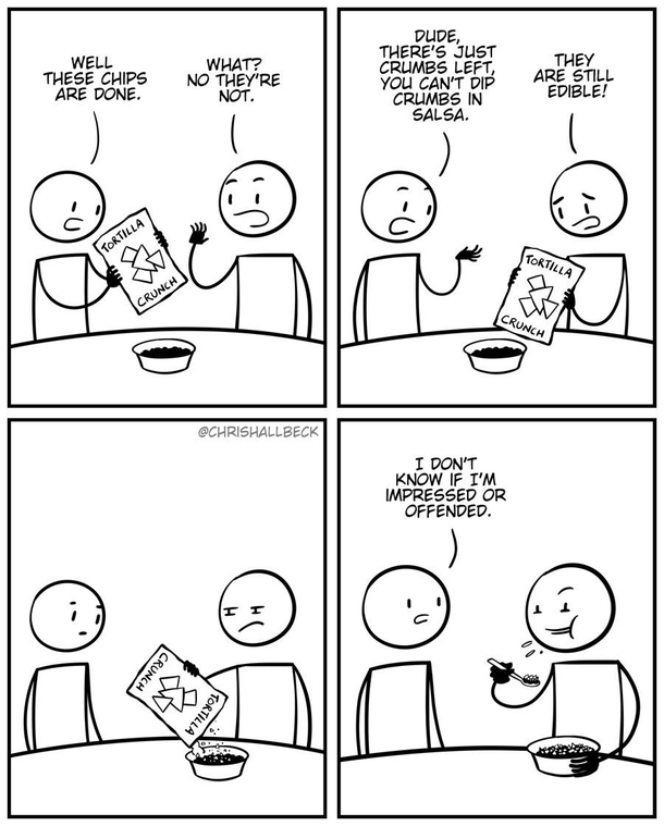 Do the crumbs still count as chips