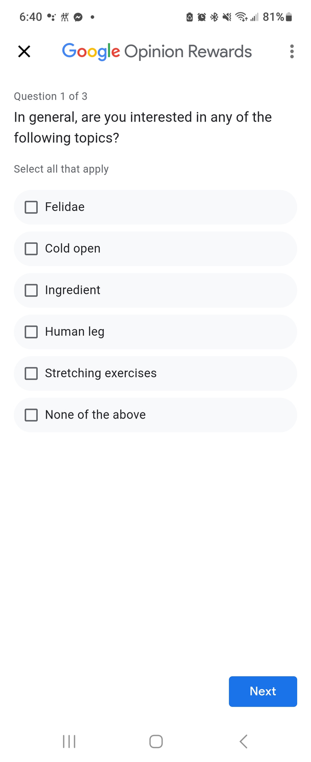 Do you have a general interest in human leg