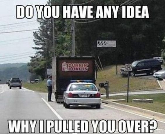 Do you have any idea why I pulled you over