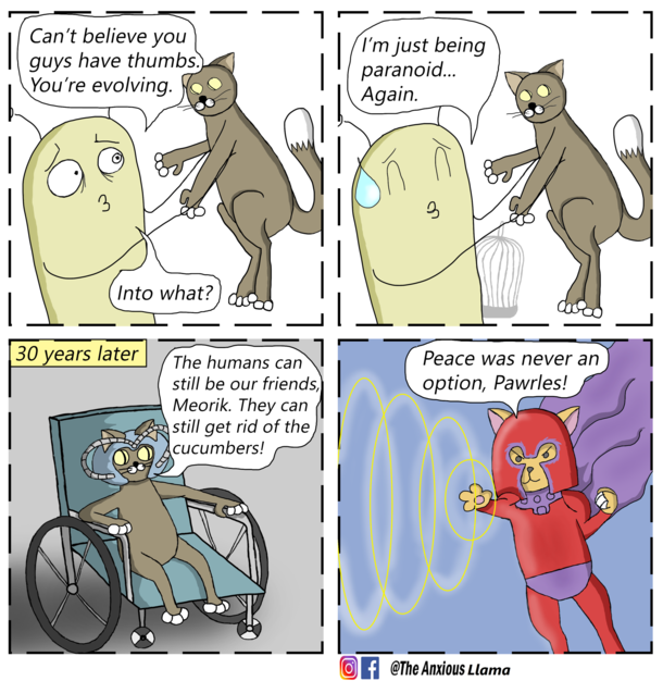 Do you know what happens when a cat strikes a toad
