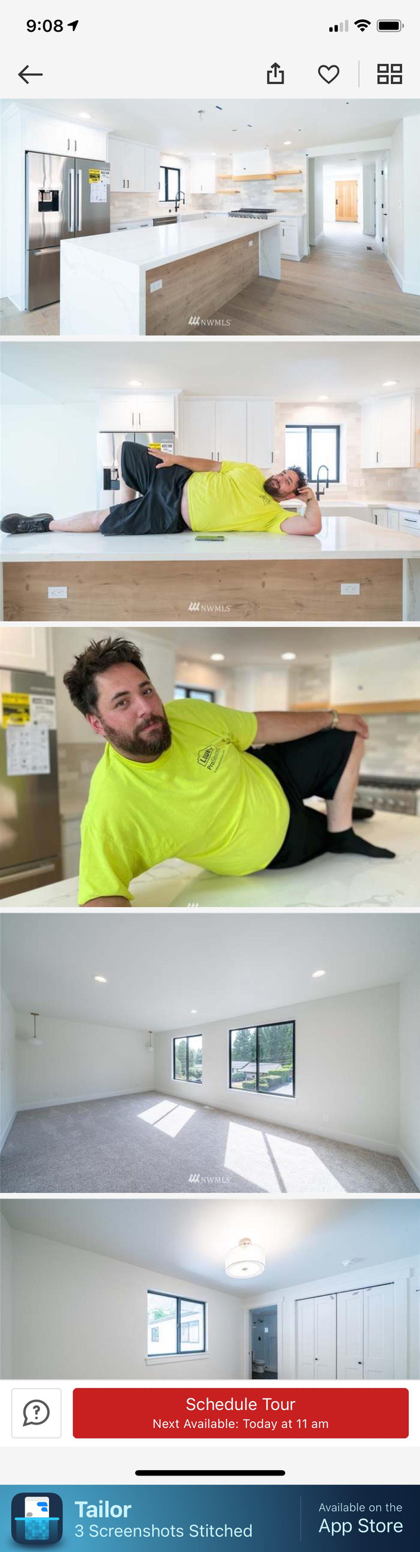 Does he come with the house