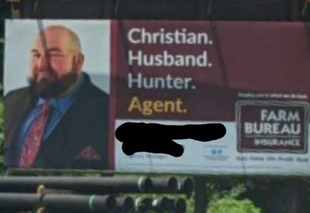 Does he sell insurance or hunt Christian husbands