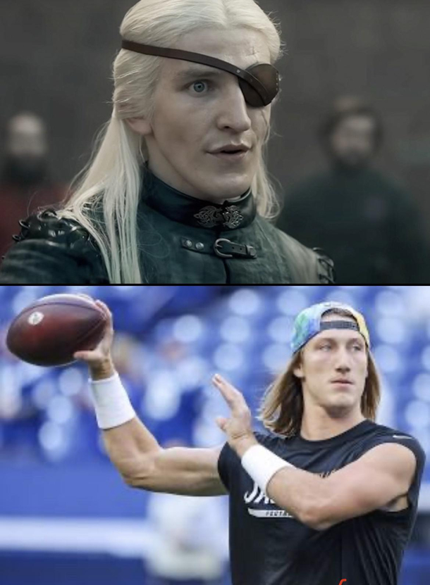 Does Trevor Lawrence look like the Targaryen kid