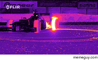 Doing donuts in Formula One 