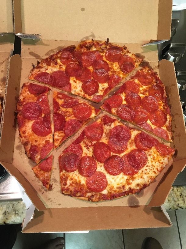 Dominos must be training a new guy