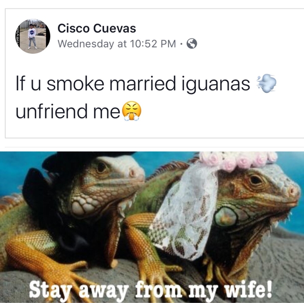 Dont be touching another mans wife