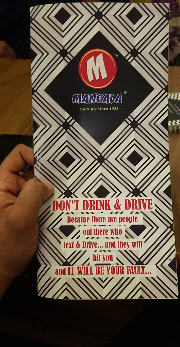 Dont drink and drive