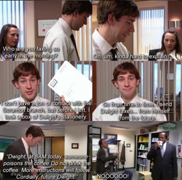 Dont drink the coffee Dwight