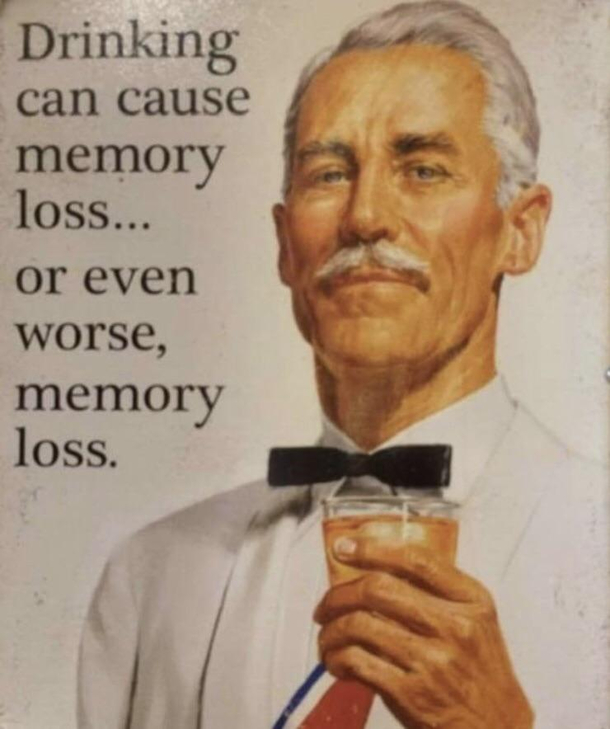 Dont forget it can cause memory loss
