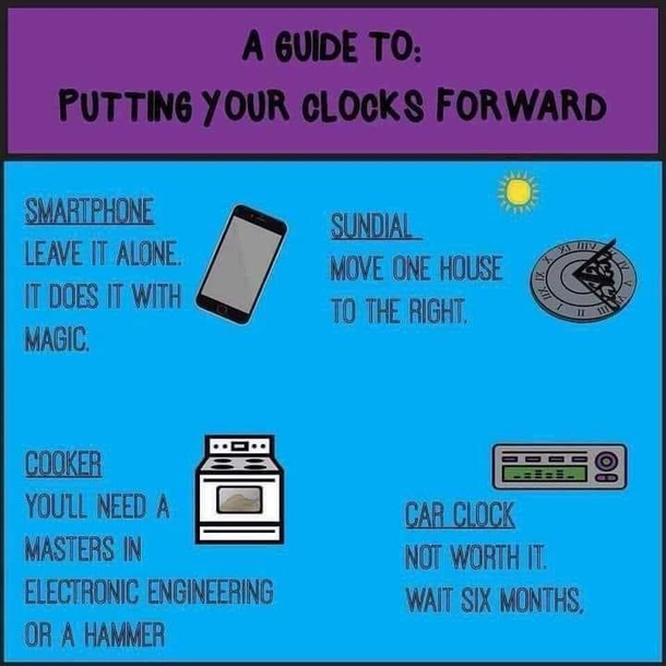 Dont forget to Spring ahead