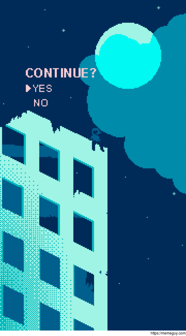 Dont Give Up - Pixel art gif I made 