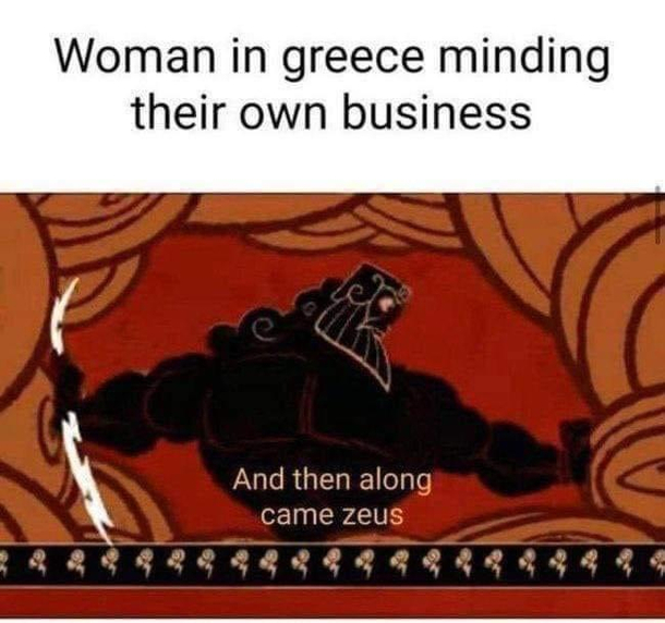 Dont put your dick in it Zeus