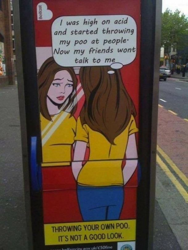 Dont throw poo on people