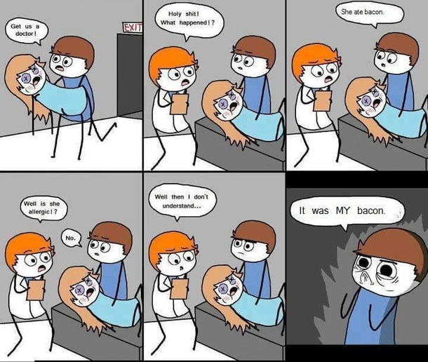 Dont touch my bacon