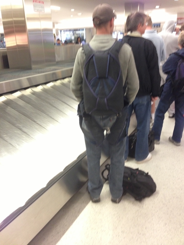 Dont trust airlines Bring your own parachute as a carry on like this guy