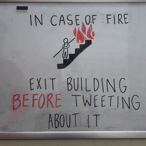 Dont tweet about it neither post it on Reddit D