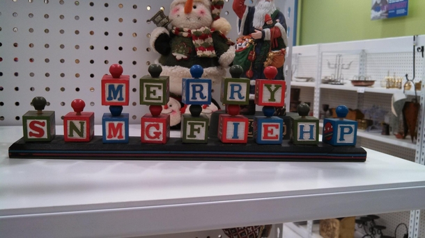 Dont you just hate it when stores put out their Snmgfiehp displays this far ahead of Snmgfiehp