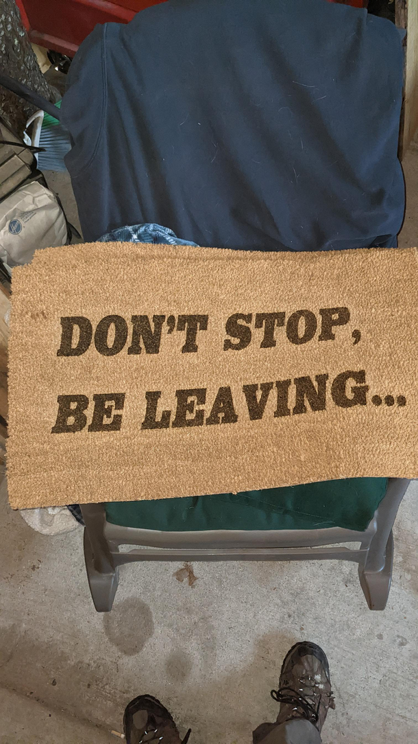 Door mat i made