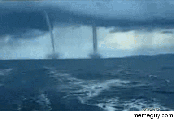 Double waterspouts