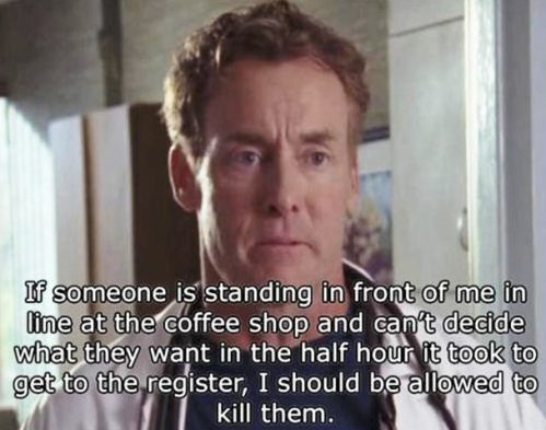 Dr Cox says what were all thinking