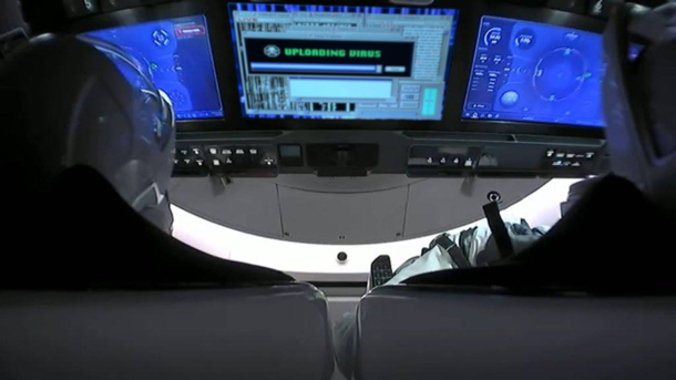 Dragon spacecraft successfully docks with mothership