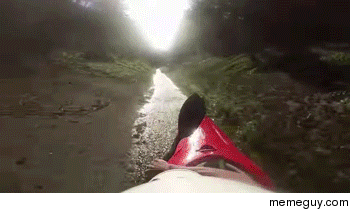 Drainage ditch kayaking