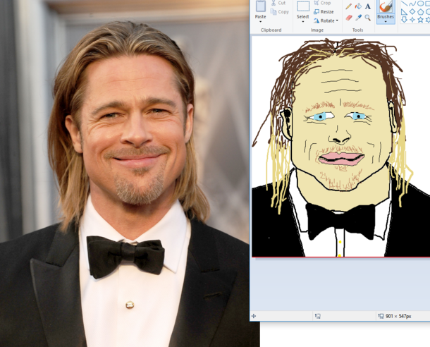 drew brad pitt