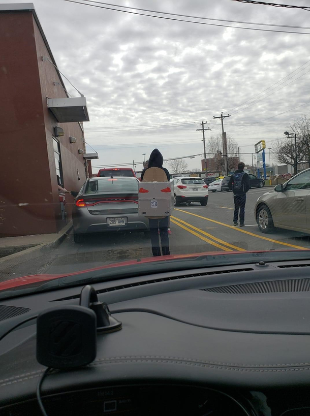 Drive through only service in Montral