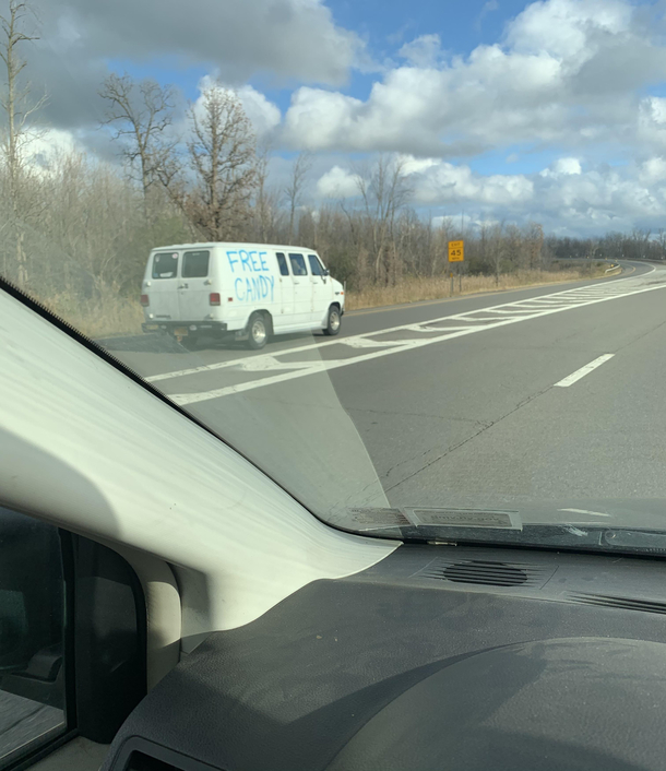 Driving down the road other day He was driving to fast for me to stop and ask him 