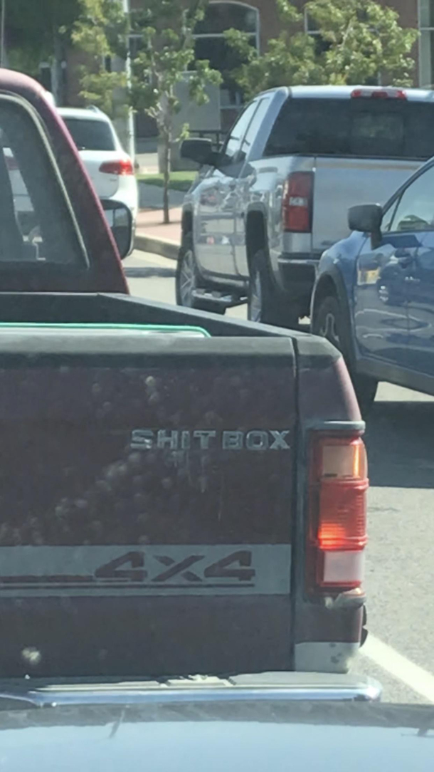 Driving home from work was entertaining today
