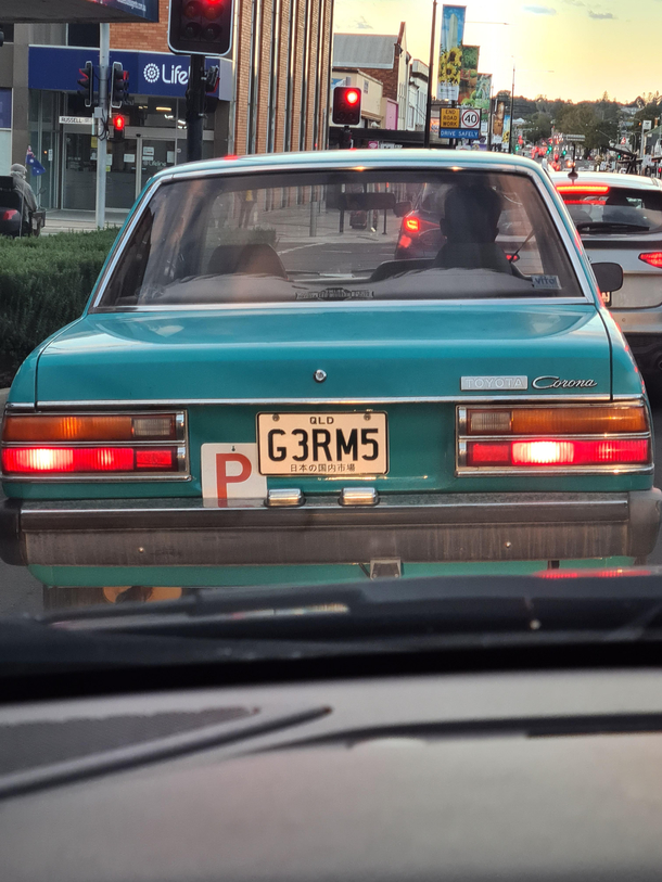 Driving through a city nearby and came across this little corona the guy driving has a pretty great sense of humour