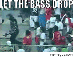 Dropping the bass