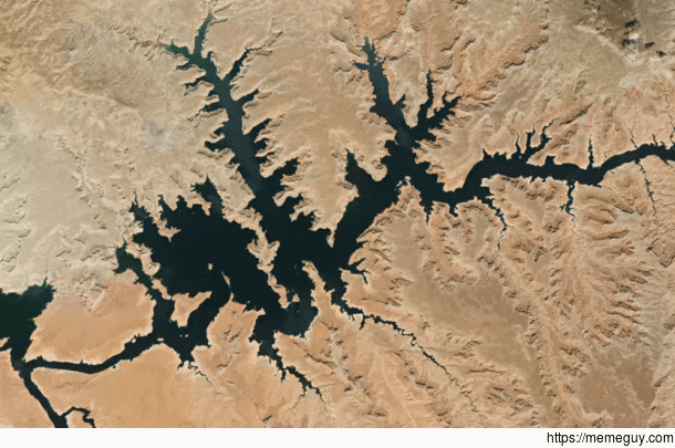 Drought dries out Lake Powell in Southern Utah since 