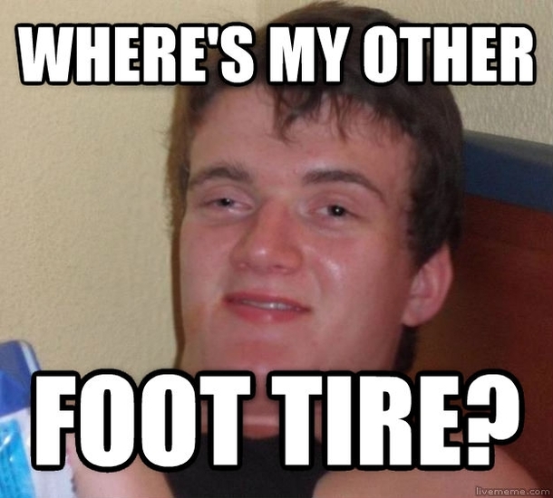 Drunk friend couldnt find his shoes this morning