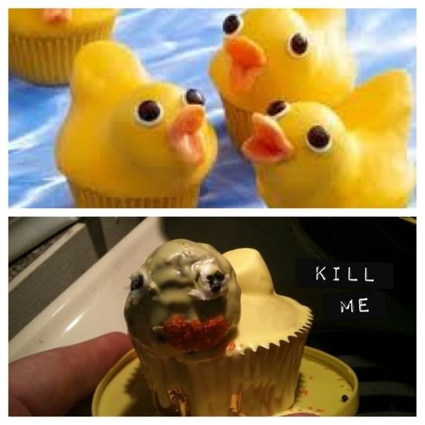 Duck Cupcakes 