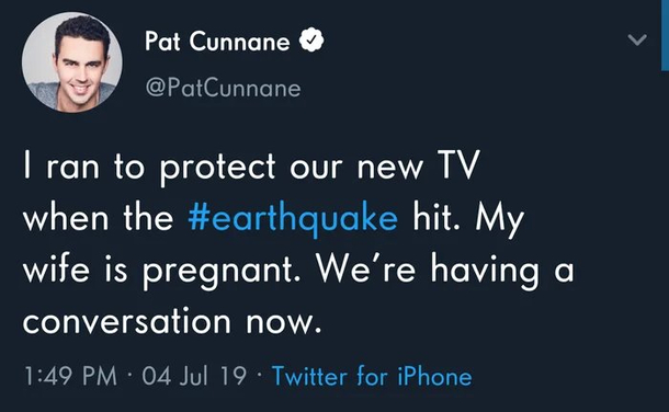 Dude got Priorities