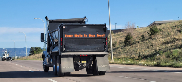 Dump truck has no chill