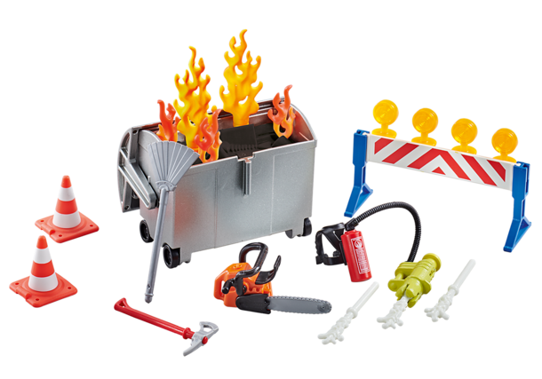 Dumpster fire - the toy
