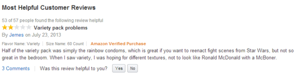 Durex Condoms Variety Pack review