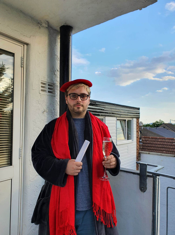 During Covid I did a low budget PhD graduation