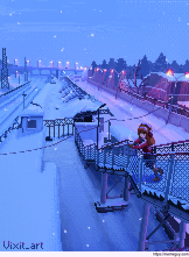 Early morning pixelart