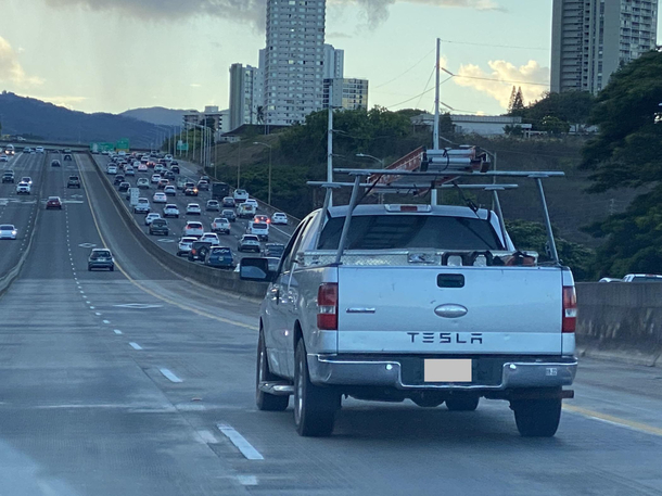 Early Tesla Truck Prototype Spotted