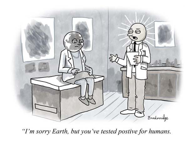 Earth goes to the doctor 