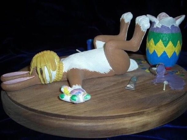 Easter Bunny Paints Wrong Egg