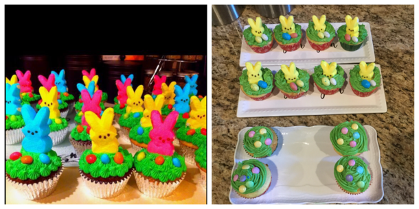Easter cupcake attempt