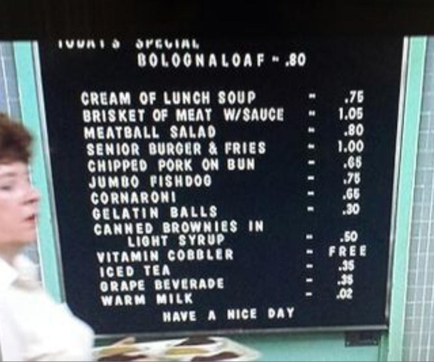 Easter egg from a deleted scene in the  movie Sixteen Candles took place in the school cafeteria John Hughes had a great sense of humor