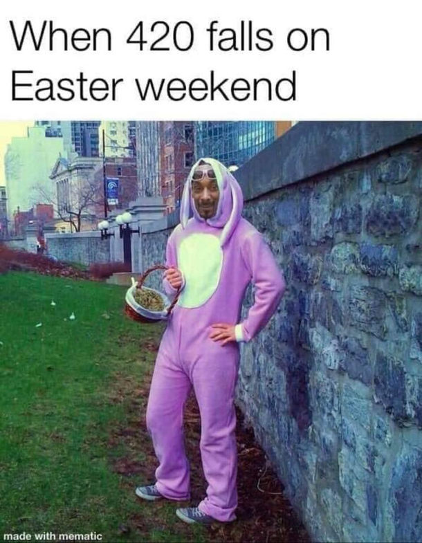 Easter weekend gonna be LIT