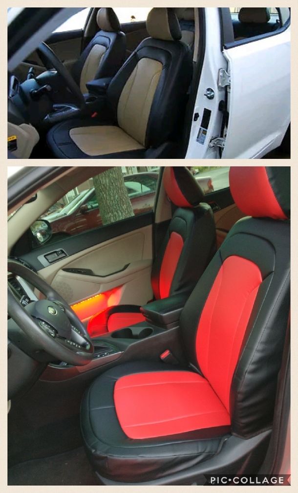 eBay seat coversTop was their photo Im pretty impressed
